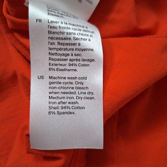 COS Orange Long Sleeve Tee - Picture 6 of 6